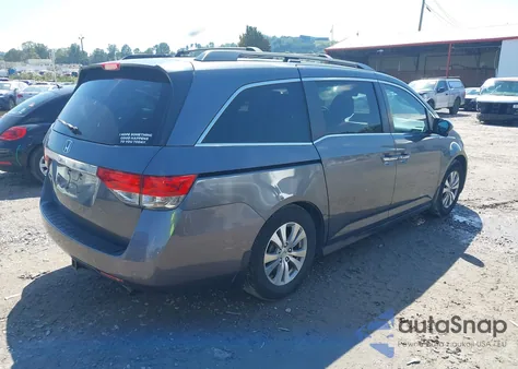 2014 Honda Odyssey Ex-L from USA, damaged, VIN 5FNRL5H68EB135577
